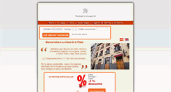 Desktop Screenshot of lacasadelaplaza.com