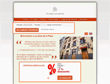 Tablet Screenshot of lacasadelaplaza.com